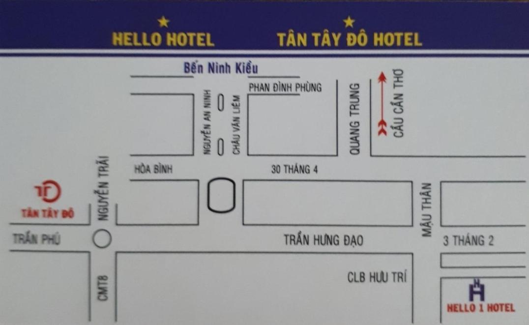 Tan Tay Do Hotel Can Tho Exteriör bild